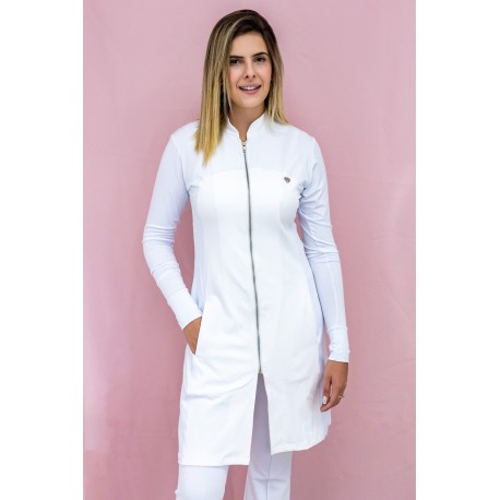 Jaleco Valentino Branco Feminino