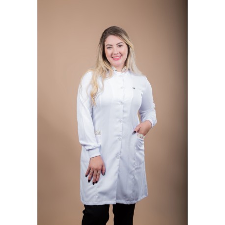 Jaleco Detalhe amarelo