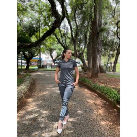 Scrub Move Preto Feminino