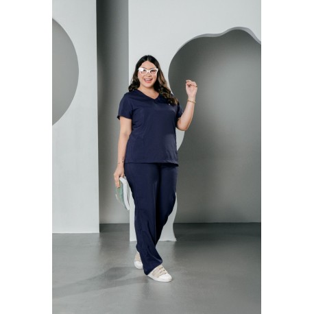 Scrub Universitário Preto Masculino