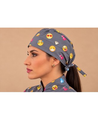 Touca de amarrar - Emoji