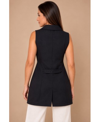 Jaleco Line Preto