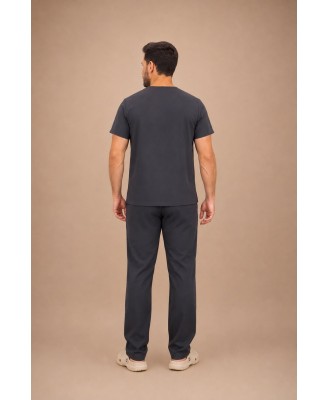 Scrub Universitário Chumbo Masculino