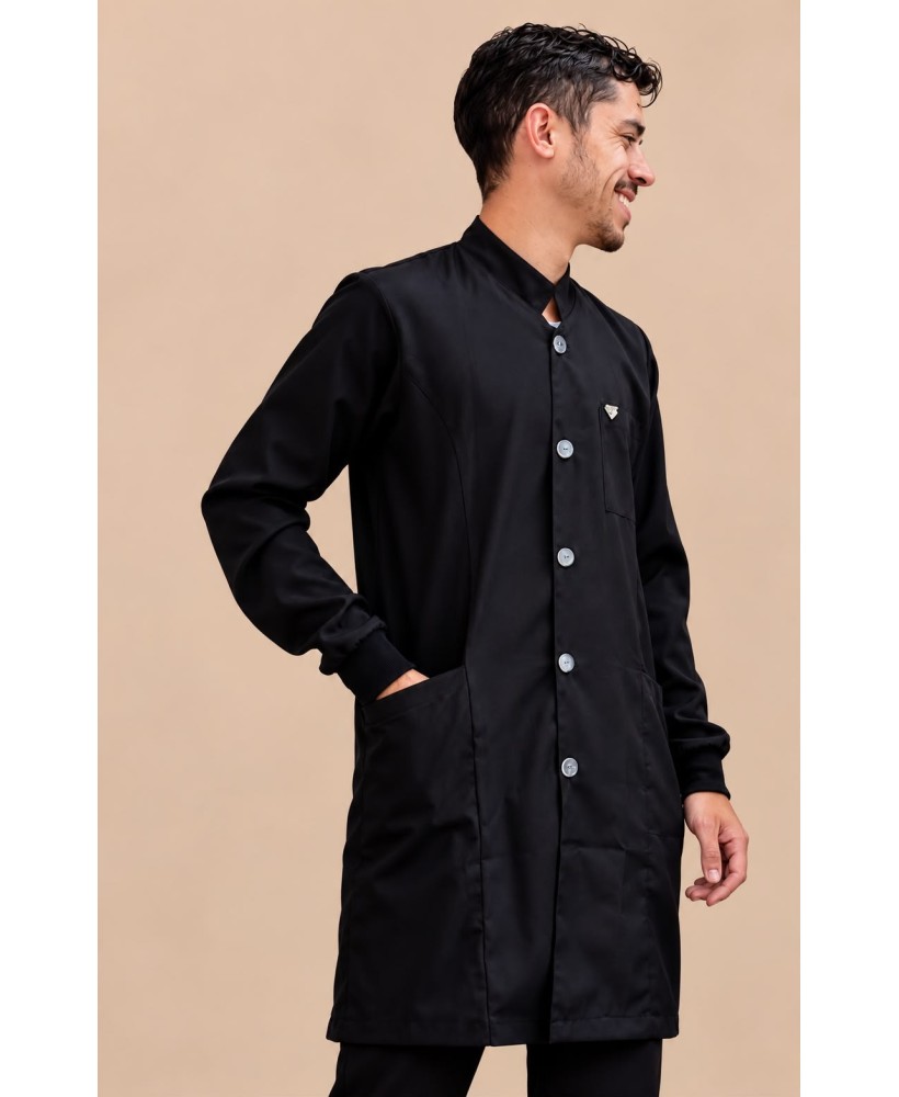 Jaleco Form Preto Masculino -  O queridinho dos estudantes
